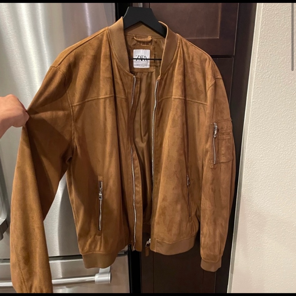 Zara Faux Suede Mens Jacket